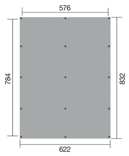weka Leimholzcarport 615 – Bild 6