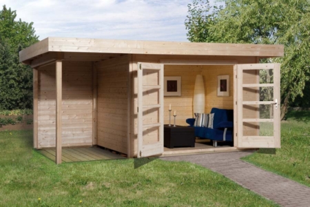 weka Designhaus 126+ mit extra hoher Tür – Bild 3