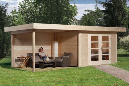 weka Designhaus 126+ mit extra hoher Tür – Bild 4