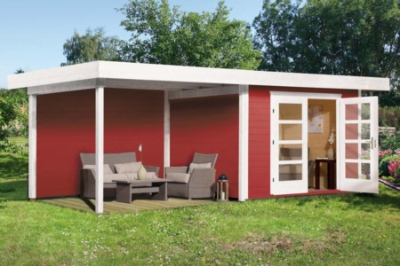 weka Designhaus 126+ mit extra hoher Tür – Bild 6