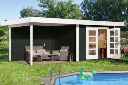 weka Designhaus 126+ mit extra hoher Tür