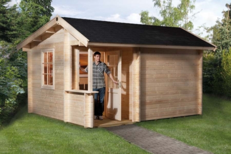 weka Blockbohlenhaus 134