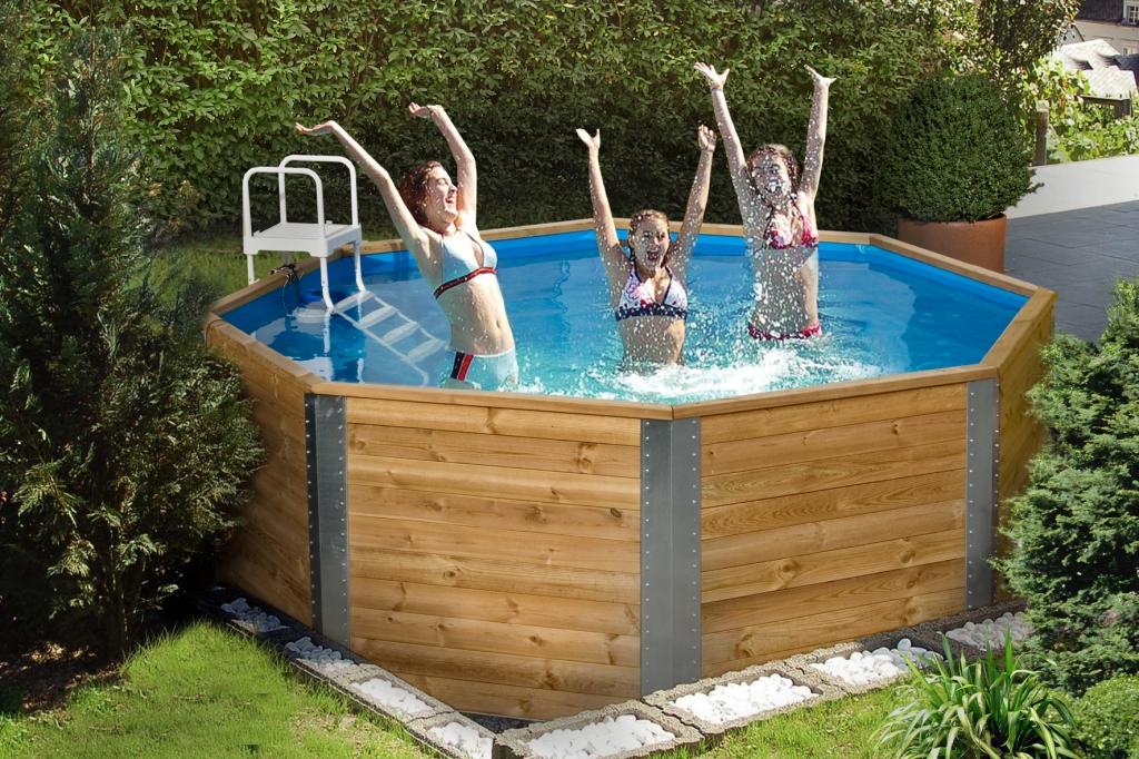 WEKA Massivholzpool 593 - 310 x 310 cm - Sonderegger Wellness