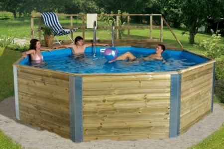 WEKA Massivholzpool 593 B Gr. 1 - 476x376 cm *SPAR-SET*