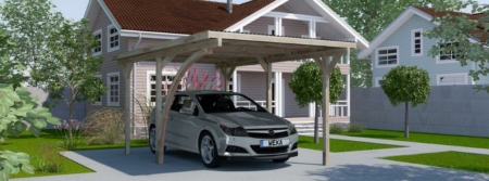 weka Carport 606 & Doppelcarport 616 – Bild 2