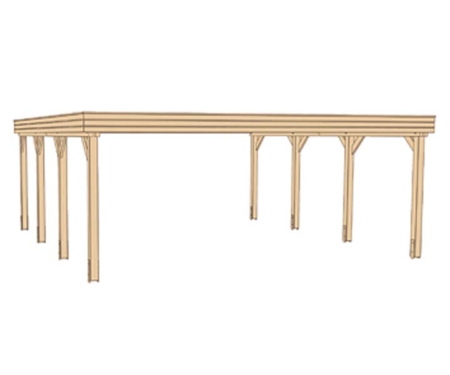 weka Doppelcarport 609 – Bild 3