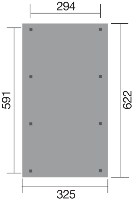 weka Premium Carport 609 – Bild 4