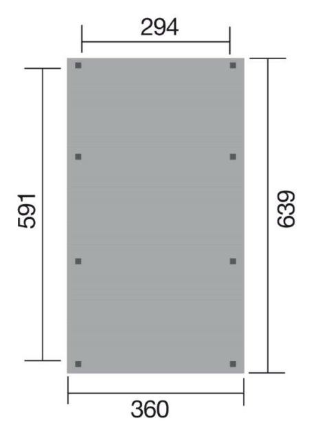 weka Leimholzcarport 614 – Bild 3