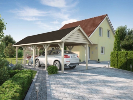 weka Leimholzcarport 614