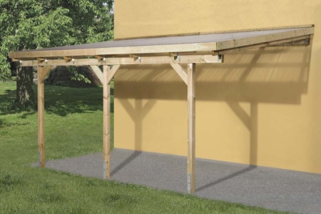 weka Anlehn-Carport 671 – Bild 2