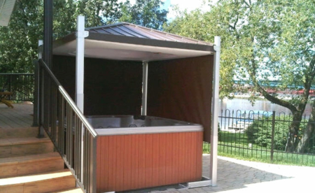Whirlpoolabdeckung & Gazebo - Covana OASIS – Bild 13