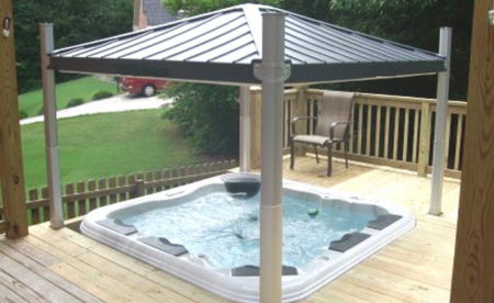Whirlpoolabdeckung & Gazebo - Covana OASIS – Bild 14