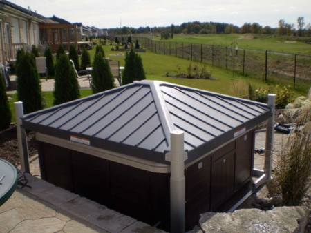 Whirlpoolabdeckung & Gazebo - Covana OASIS – Bild 3