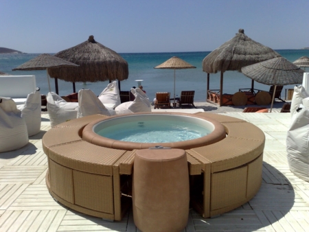 Polyrattan Komplettumrandung für Softub – Bild 5