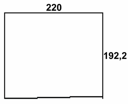 WOLFF Metallhaus Sunna 2219 (220 x 192 cm) – Bild 3