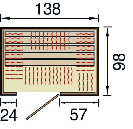 Infrarotkabine Ranua Gr. 2 – Bild 6