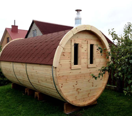 Saunafass 450 cm lang – Bild 9