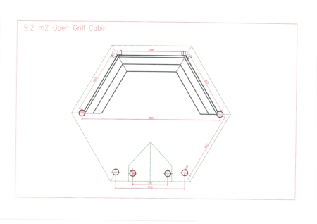 Grill-Kota 9.0 m2 "Open" – Bild 2