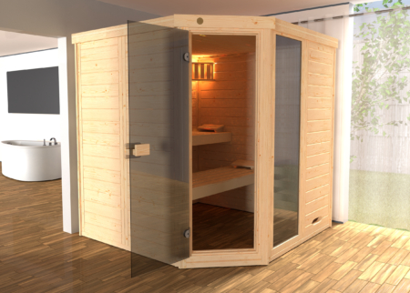 weka Massivholz-Elementsauna Laukkala