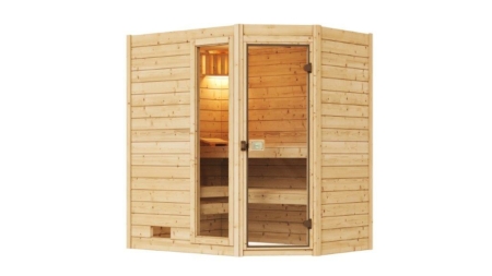 weka Massivholz-ECK-Sauna "Valida" SPARSET – Bild 4