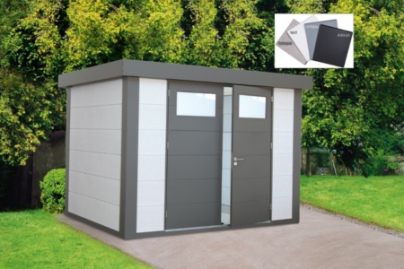 Eleganto 2721 - Metallgartenhaus (268 x 208 cm)