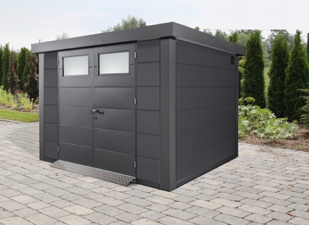 Eleganto 3330 - Metallgartenhaus (328 x 298 cm)