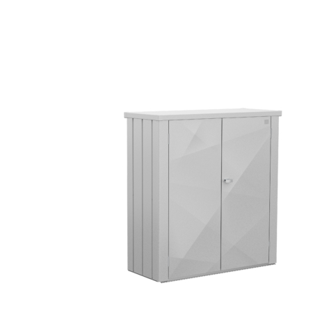 Biohort Terrassenschrank Silber-Metallic