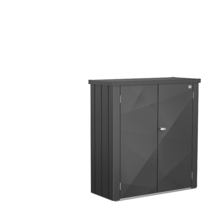 Biohort Terrassenschrank Dunkelgrau-Metallic