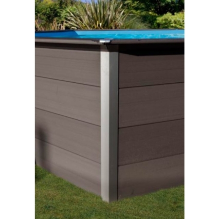 WPC Pool 8 ECK (410 x 410 cm) – Bild 5