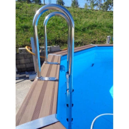 WPC Pool 8 ECK (410 x 410 cm) – Bild 3
