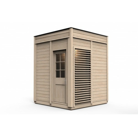 2 x 2 Modulares Saunahaus Isoliert