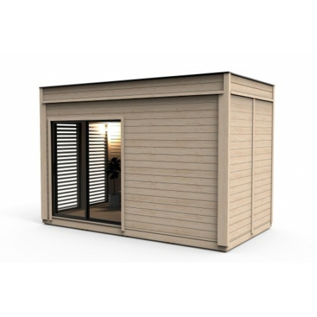2 x 4 Modulares Saunahaus Isoliert