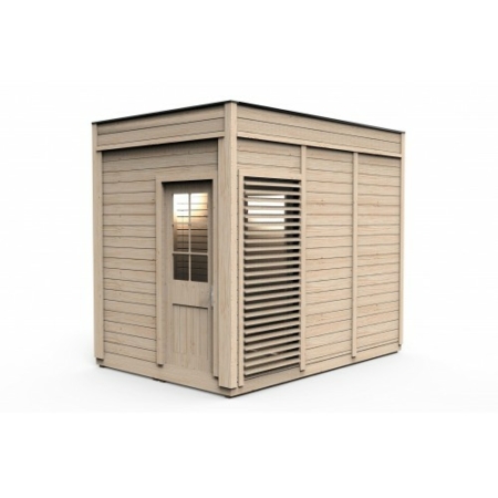 3 x 2 Modulares Saunahaus Isoliert