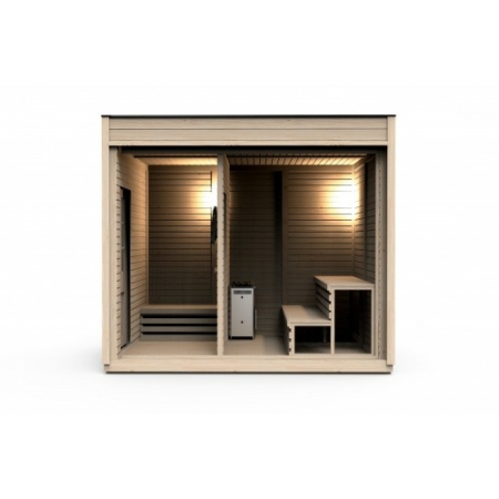 3 x 2 Modulares Saunahaus Isoliert – Bild 3