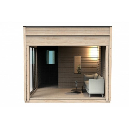 3 x 4 Modulares Saunahaus Isoliert – Bild 4