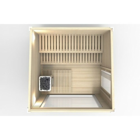 Angebot Saunahaus 230 x 230 cm – Bild 3