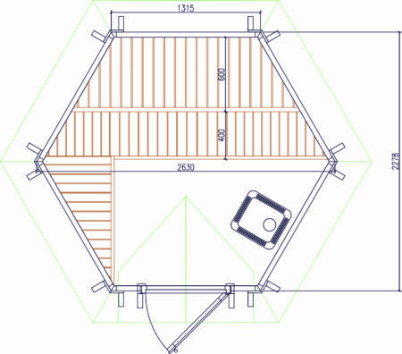 Angebot Kota Saunahaus 4.5 m2 – Bild 2