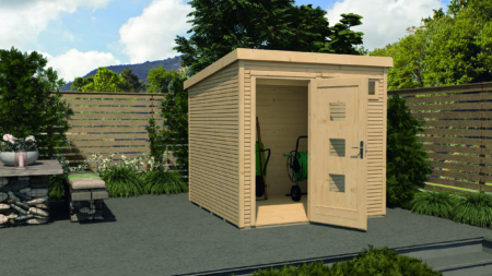 Komfort-Designhaus "wekaLine" 171 + extra hohe Türe – Bild 2