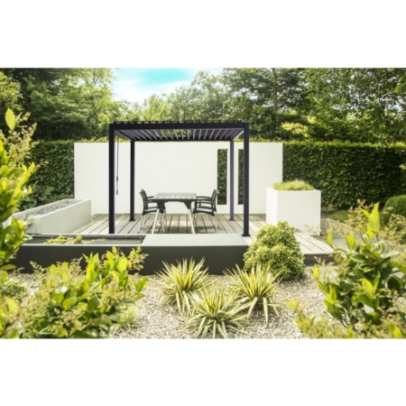 Alu/Stahl-Pergola - Alu/Stahl-Pergola Plus (Wandmontage) – Bild 4
