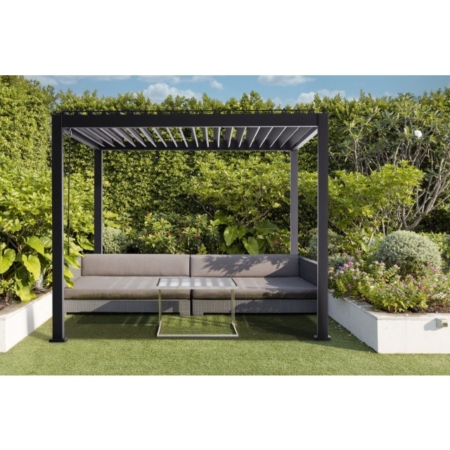 Alu/Stahl-Pergola - Alu/Stahl-Pergola Plus (Wandmontage)