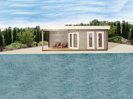 Outdoor Sauna Silla 7232 (720 x 320 cm)