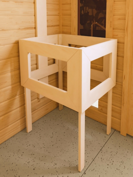 Holma 2318 - 40 mm Massivholzsauna (181 x 223 cm) – Bild 7