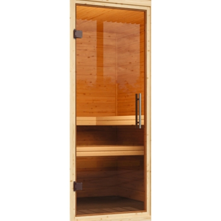 Holma 2318 - 40 mm Massivholzsauna (181 x 223 cm) – Bild 8