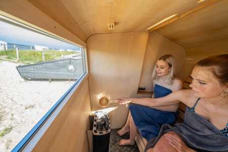 Strandkorbsauna - Strandkorb & Sauna in Einem – Bild 2