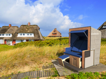 Strandkorbsauna - Strandkorb & Sauna in Einem – Bild 3