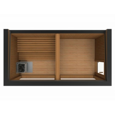 Luxury Modern Saunahaus mit Ruheraum 234 x 444 cm – Bild 2