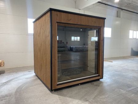 Luxury Modern Saunahaus 234 x 234 cm – Bild 4