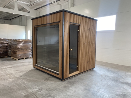 Luxury Modern Saunahaus 234 x 234 cm – Bild 2