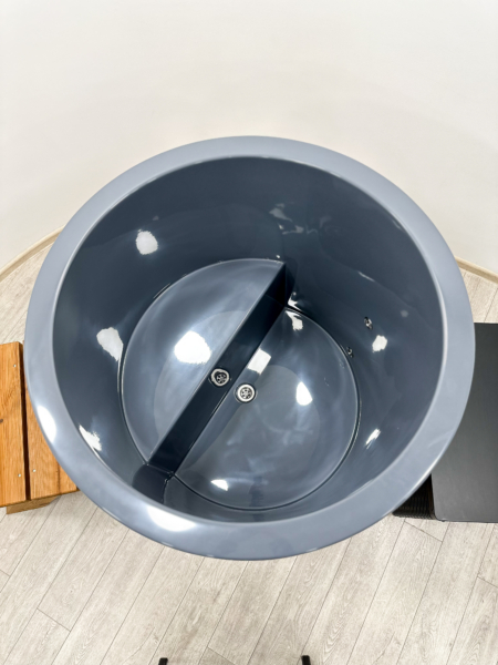 Eisbad Tauchbottich Rund 115 cm Acryl – Bild 2