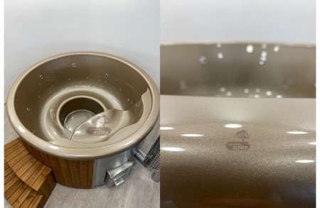 Acryl deLux Hot Pot Rund 200 cm oder 225 cm (mit integriertem Ofen) – Bild 5